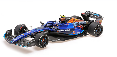 [ Back-order ] MINICHAMPS 117232202 1:18 Williams FW45 Sergeant Las Vegas GP 2023 model car
