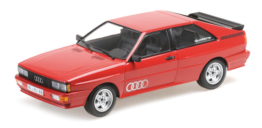 [ Back-order ] MINICHAMPS 155016124 1:18 Audi quattro 1980 Red model car