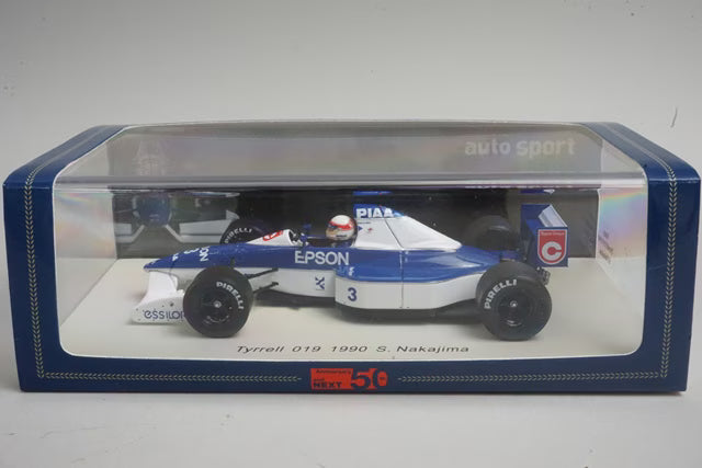 1:43 SPARK FS03 auto sport 50th anniversary Tyrrell 019 Satoru Nakajima 1990#3