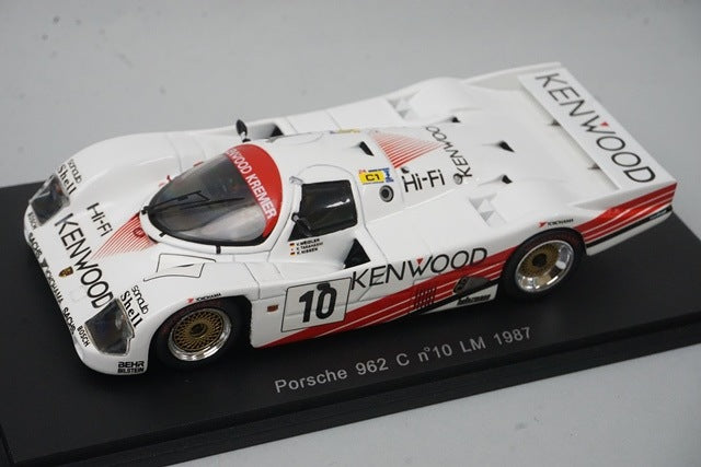 1:43 SPARK KBS024 Porsche 962 Le Mans 1987 #10 model car