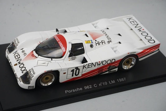 1:43 SPARK KBS024 Porsche 962 Le Mans 1987 #10 model car