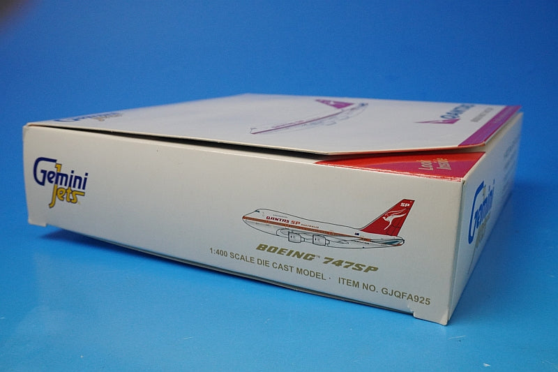 1:400 B747SP Qantas 80's VH-EAB GJQFA925 Gemini airplane model