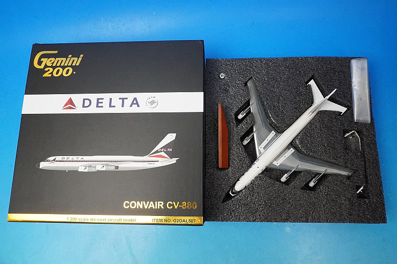 1:200 CONVAIR CV-880 DELTA Widget N8802E G2DAL507 Gemini