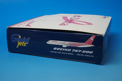 1:400 B757-200 DELTA Airlines Pink Ribbon N610DL GJDAL755 Gemini