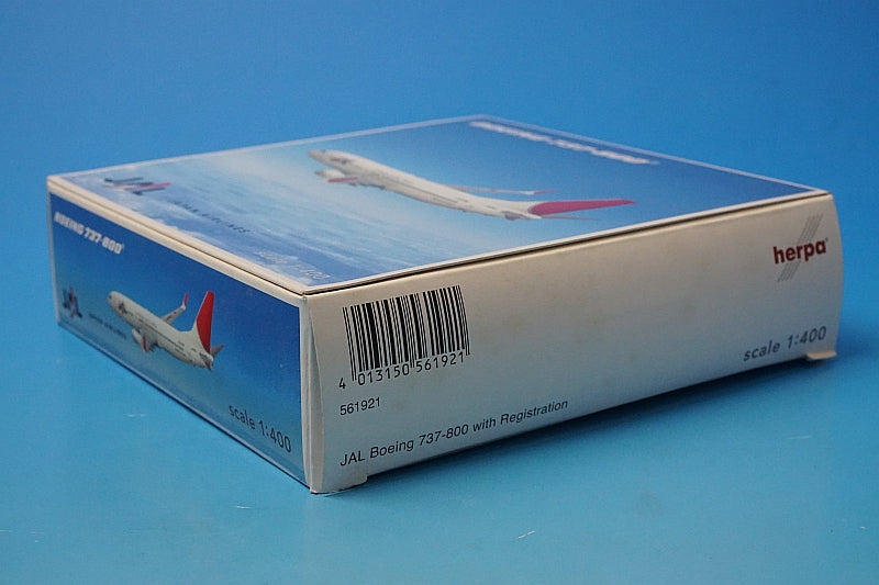 1:400 B737-800 JAL arc painting JA301J 561921 Herpa