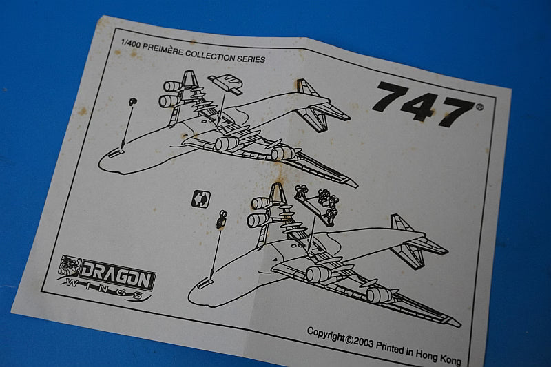 1:400 B747-400 JASDF Japanese Government Aircraft of Japan 20-1101 55525 Dragon airplane model