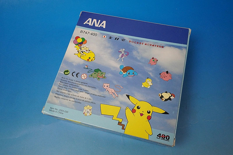 1:400 B747-400 ANA Pokemon Jet International JA8962 2004-030 Big Bird airplane model