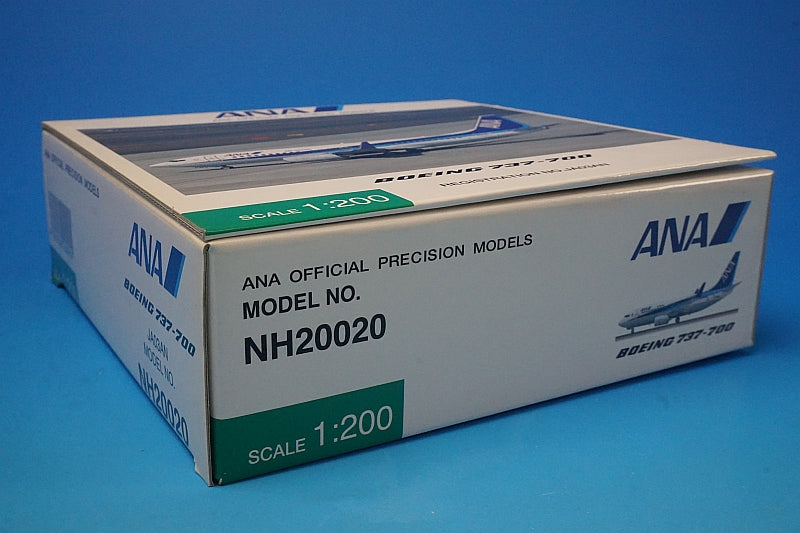 1:200 B737-700 ANA Triton Blue JA03AN NH20020 ANA airplane model