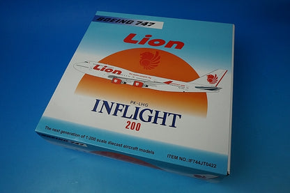 1:200 B747-400 Lion Air PK-LHG IF744JT0422 INFLIGHT airplane model