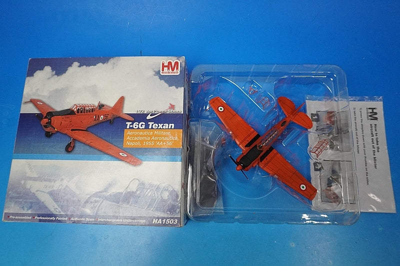 1:72 T-6G Texan Italy #AA+56 HA1503 Hobby Master airplane model