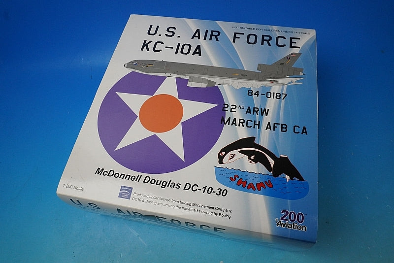 1:200 KC-10 Extender USAF 22nd ARW #84-0187 Shamu March AFB AV2KC1006 Aviation