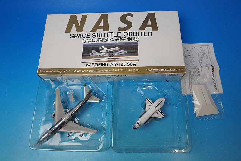1:400 NASA Space Shuttle Orbiter OV-102 & B747-123SCA N905NA 55244 Dragon airplane model