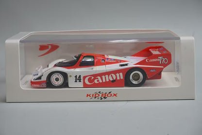 1:43 KID BOX x SPARK SKB43012 Porsche 956 GTi ENGINEERING Canon #14 Fuji 1984