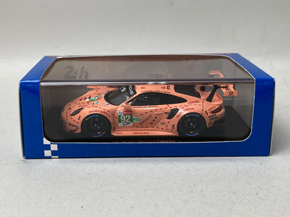 1:43 SPARK S7033 Porsche 911 RSR #92 Winner LMGTE Pro class 24h Le Mans 2018