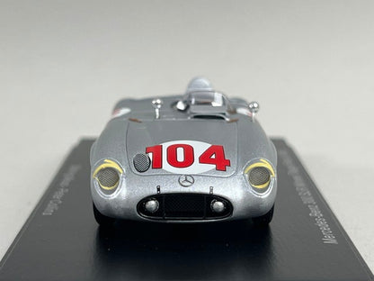 1:43 Spark 43TF55 Mercedes-Benz 300 SLR Targa Florio Winner 1955 #104 S. Moss / P. Collins