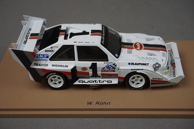 1:43 Spark 43PP87 Audi Quattro S1 Pikes Peak winner 1987 #1 model car