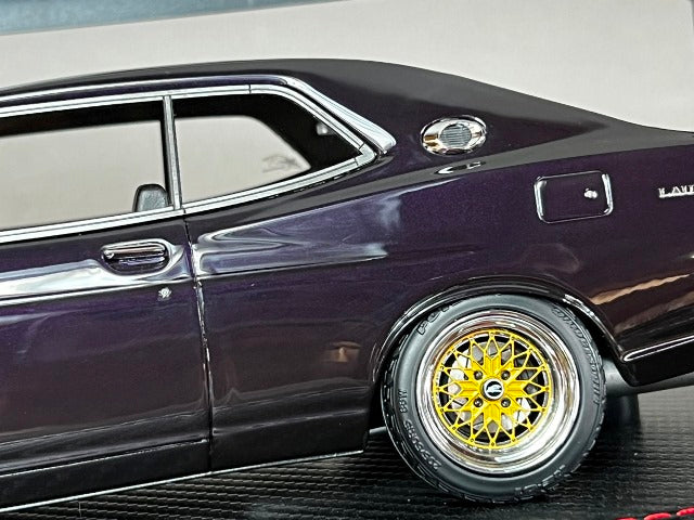 1:18 ignition model IG2404 Nissan Laurel 2000SGX C130 Purple Youtuber Sata figur