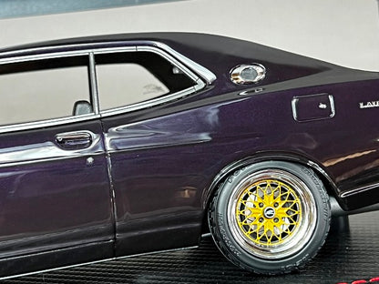 1:18 ignition model IG2404 Nissan Laurel 2000SGX C130 Purple Youtuber Sata figur