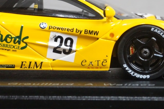 1:43 Spark S4404 McLaren F1 GTR Le Mans 6th Place 1996 #29 model car