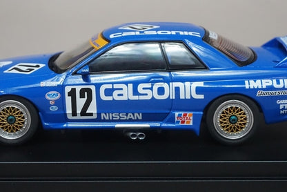 1:43 HPI 8023 Nissan CALSONIC Skyline JTC 1990 #12 Debut Victory