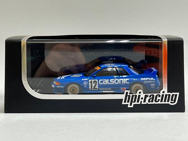 1:43 HPI 8023 Nissan CALSONIC Skyline JTC 1990 #12 Debut Win
