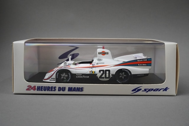 1:43 SPARK 43LM76 Porsche 936 Le Mans 1976 #20 Martini model car