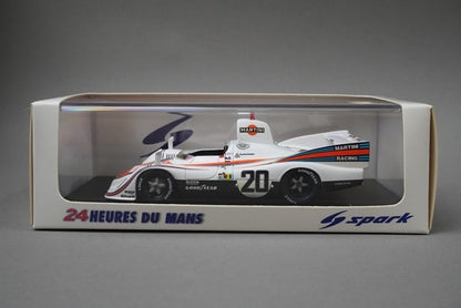 1:43 SPARK 43LM76 Porsche 936 Le Mans 1976 #20 Martini model car