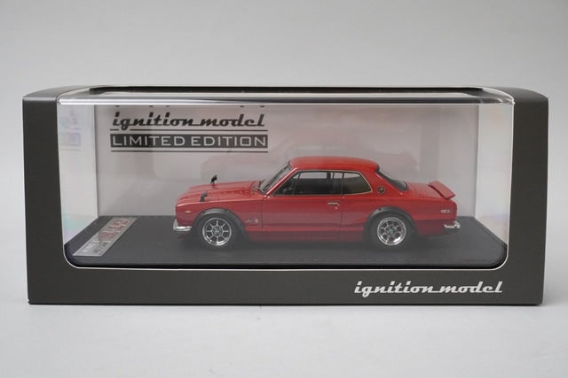 1:43 ignition model IG0222 Nissan Skyline 2000 GT-R KPGC10 Red