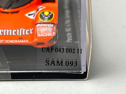 1:43 SPARK CAP04300211 Porsche Special Order Porsche 962 6.Platz Sportwagen WM Nurburgring 1989 #16 Jagermeister