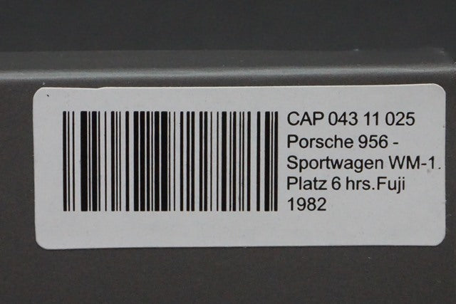 1:43 SPARK CAP04311025 Cartima Porsche 956 Sportwagen WM 1.Platz Fuji 6h 1982#1