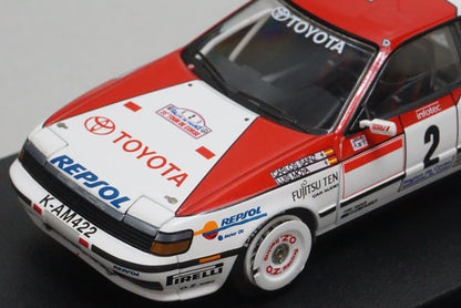 1:43 HPI 8088 Toyota Celica FT-Four Tour de Corse 1991 #2 C.Sainz/L.Moya