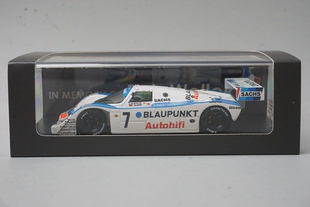 1:43 SPARK CA-WOL-10 Porsche 962 Sportwagen WM-1.Platz Dijon 1989 B.Wollek IN MEMORY OF Bob Wollek