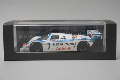 1:43 SPARK CA-WOL-10 Porsche 962 Sportwagen WM-1.Platz Dijon 1989 B.Wollek IN MEMORY OF Bob Wollek