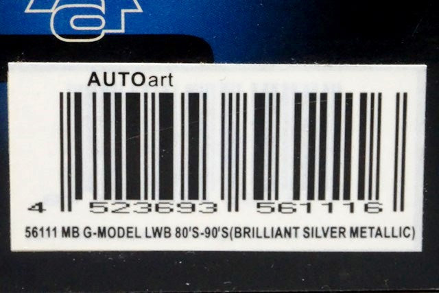 1:43 AUTOart 56111 Mercedes-Benz Gwagon LWB 80s-90s Brilliant Silver Metallic