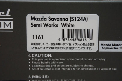 1:43 ignition model IG1161 Mazda Savannah S124A Semi Works White model car