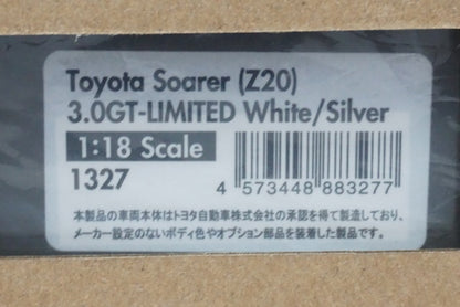 1:18 ignition model IG1327 Toyota Soarer (Z20) 3.0GT-LIMITED White / Silver