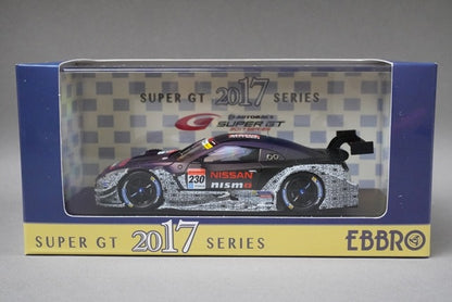 1:43 EBBRO 45501 Nissan GT-R NISMO GT500 2017 Super GT Test Car #230 model car