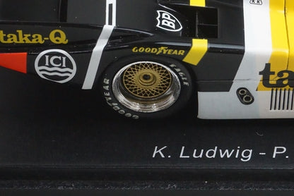 1:43 Spark KBS005 Porsche 956 Le Mans 1986 #7 taka-Q model car