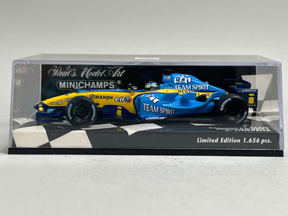 1:43 MINICHAMPS 400050076 Renault F1 Team Show Car 2005 G. Fisichella #6