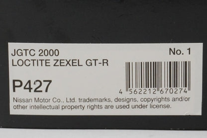 1:43 EBBRO P427 Nissan Loctite ZEXEL GT-R JGTC 2000 #1 model car