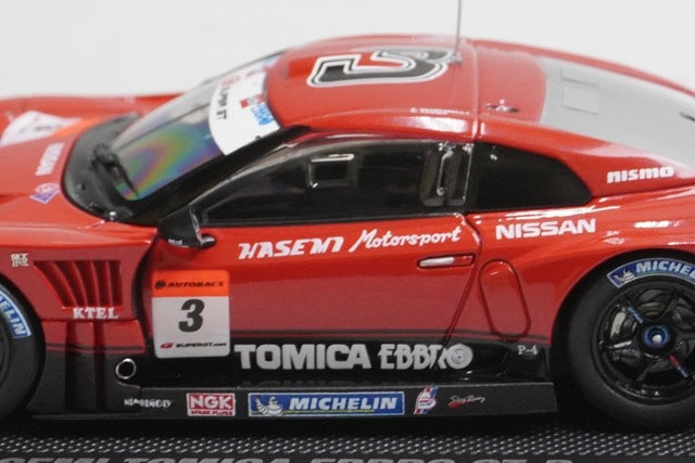 1:43 EBBRO 22314 Nissan Hasemi Tomica Ebro GT-R Rd.1 2009 #3 model car