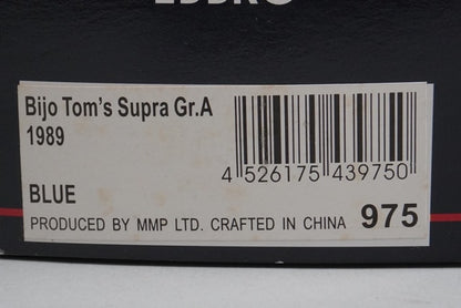 1:43 EBBRO 43975 Toyota Bayer Tom's Supra Gr.A 1989 #36 model car