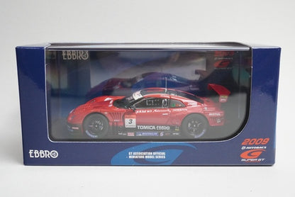 1:43 EBBRO 44235 Hasemi Tomica GT-R Super GT 500 2009 Rd.7 Fuji #3 model car