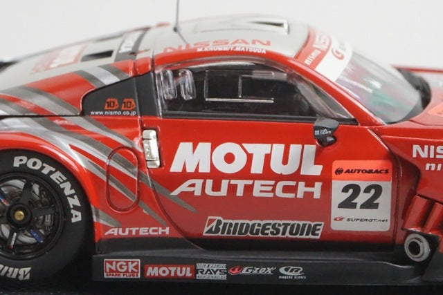 1:43 EBBRO 43958 Nissan MOTUL AUTECH Z SUPER GT 2007 Late Model #22