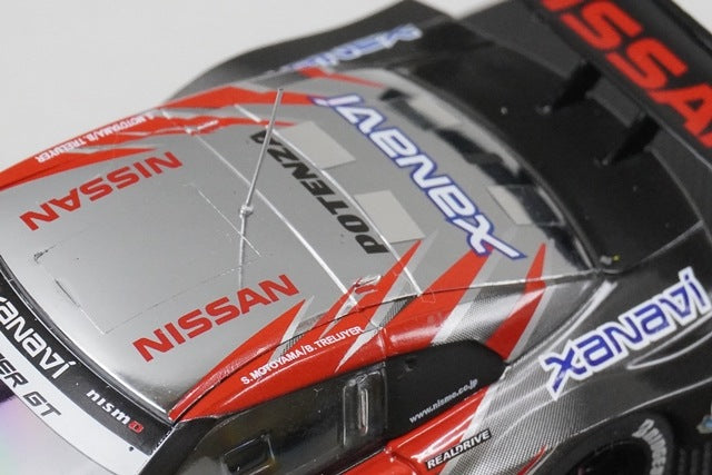 1:43 EBBRO 44125 Nissan Xanavi Nismo GT-R Super GT500 2008 Fuji #23 Red/Silver model car