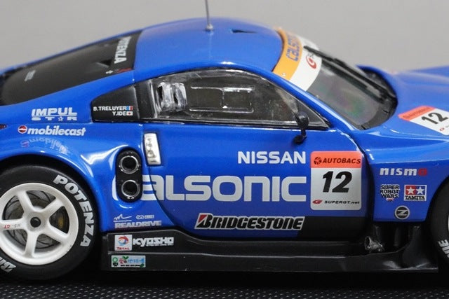 1:43 EBBRO 43689 Nissan CALSONIC IMPUL Z SUPER GT 2005 #12