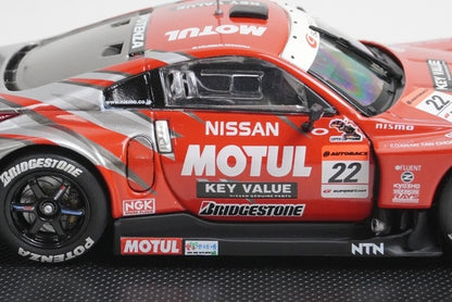 1:43 EBBRO 43723 Nissan Motul Pit Work Z Super GT500 Malaysia 2005 #22 model car