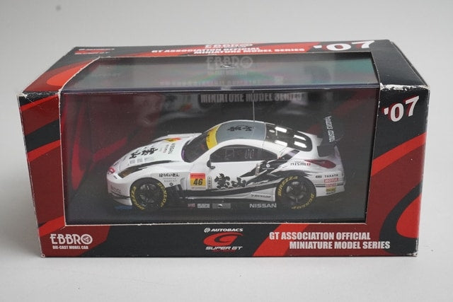1:43 EBBRO 43924 HOUZAN DUNLOP Z Super GT 2007 #46 model car