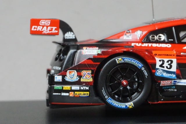 1:43 EBBRO 45504 45504 Nissan Motul Autech GT-R Super GT500 Rd.8 Motegi Winner 2017 #23 Tsugio Matsuda / R. Quintarelli