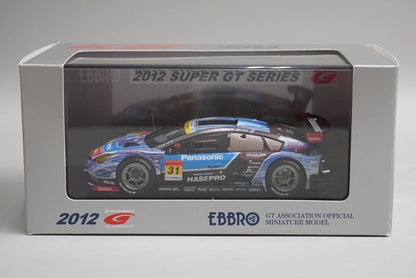 1:43 EBBRO 44749 Toyota apr HASEPRO Prius GT SGT300 2012 #31 model car
